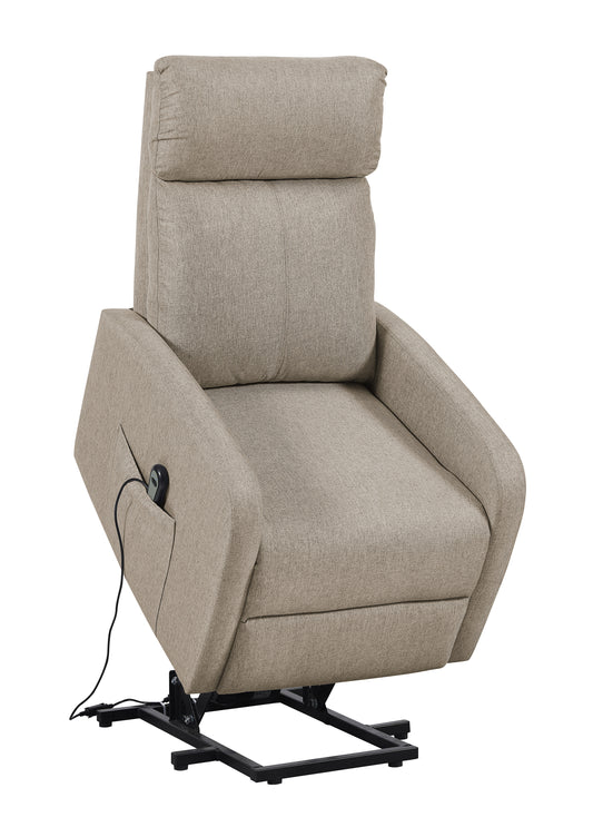 SILLON RELAX ELEVADOR LIFE TEJIDO GRIS