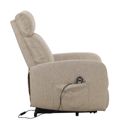SILLON RELAX ELEVADOR LIFE TEJIDO GRIS