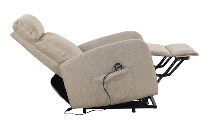 SILLON RELAX ELEVADOR LIFE TEJIDO GRIS