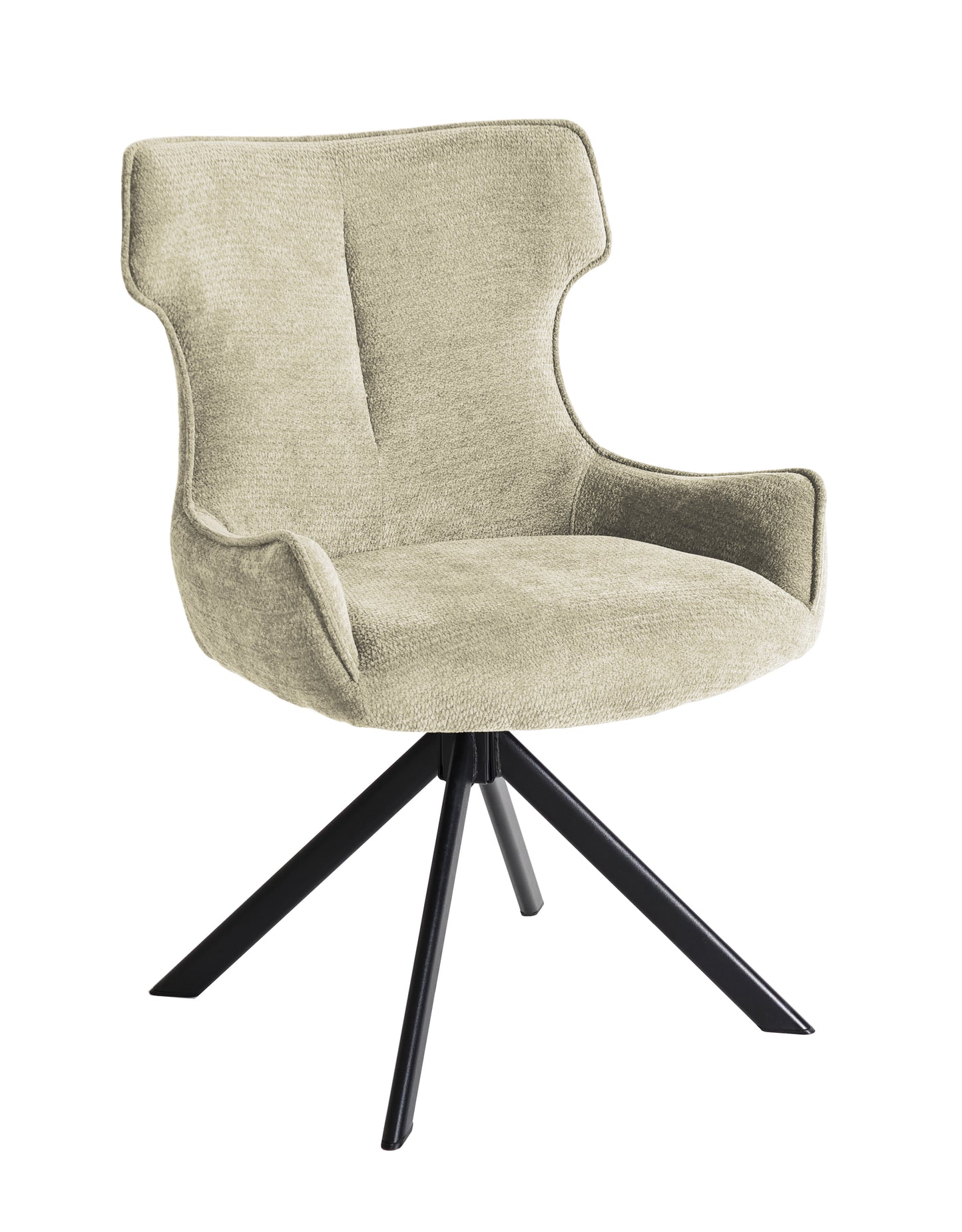 PACK x2 - SILLA COMEDOR ROBERT TEJIDO BEIGE