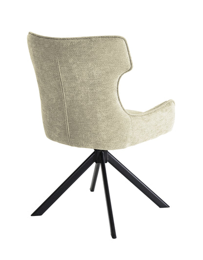 PACK x2 - SILLA COMEDOR ROBERT TEJIDO BEIGE