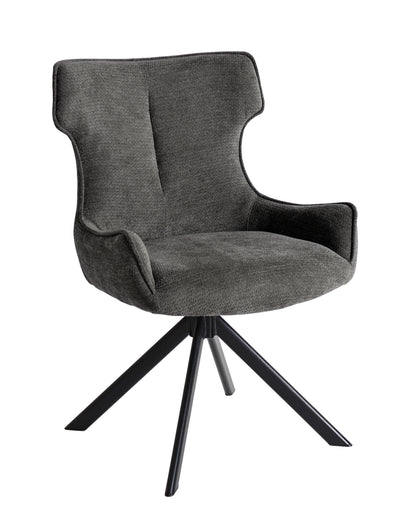 PACK x2 - SILLA COMEDOR ROBERT TEJIDO GRIS