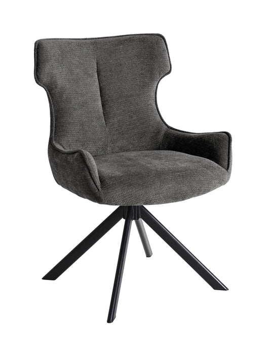 PACK x2 - SILLA COMEDOR ROBERT TEJIDO GRIS