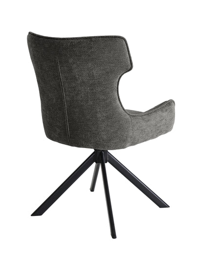 PACK x2 - SILLA COMEDOR ROBERT TEJIDO GRIS