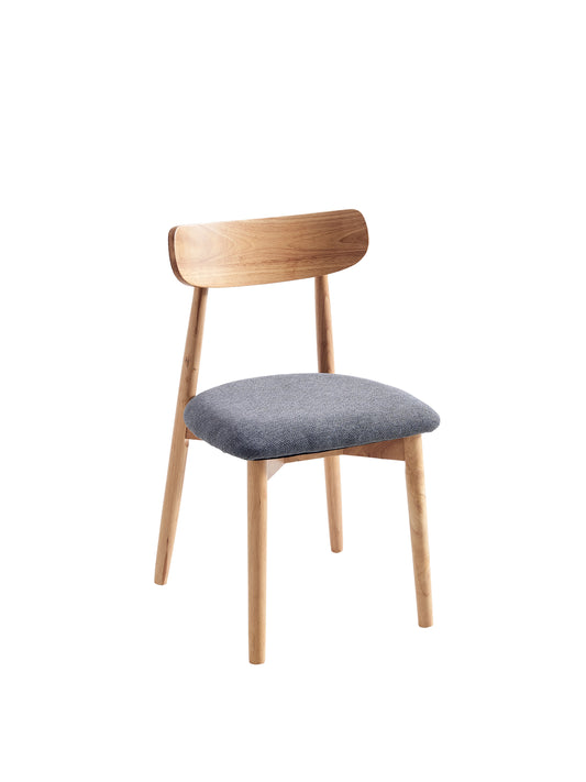 PACK x2 - SILLA COMEDOR SHIA GRIS / NATURE