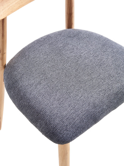 PACK x2 - SILLA COMEDOR SHIA GRIS / NATURE
