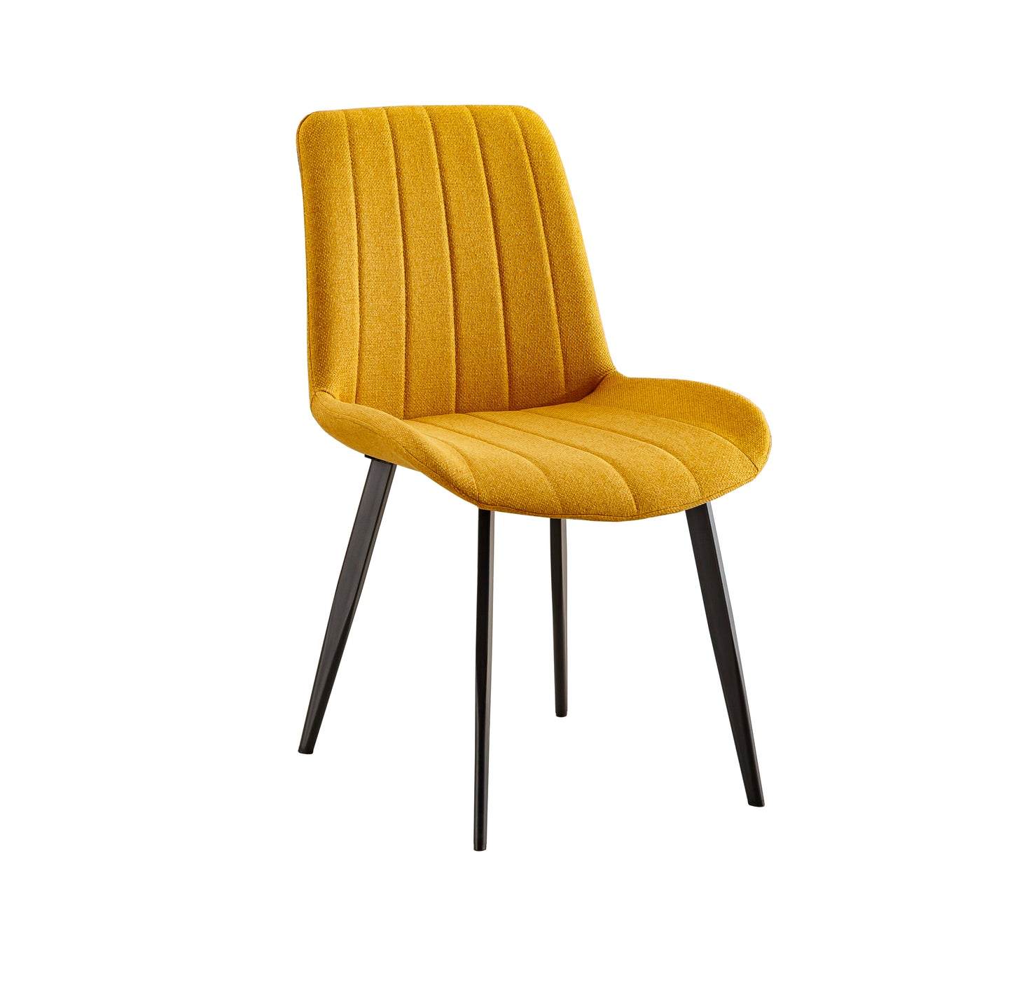 PACK x4 - SILLA COMEDOR SOPHIE TEJIDO MOSTAZA