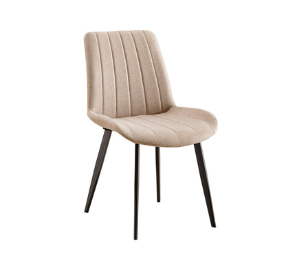 PACK x4 - SILLA COMEDOR SOPHIE TEJIDO BEIGE