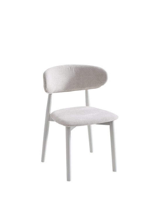 PACK x2 - SILLA COMEDOR VERA BEIGE / BLANCO
