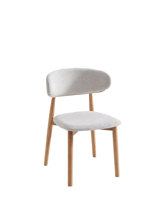 PACK x2 - SILLA COMEDOR VERA BEIGE / NATURE