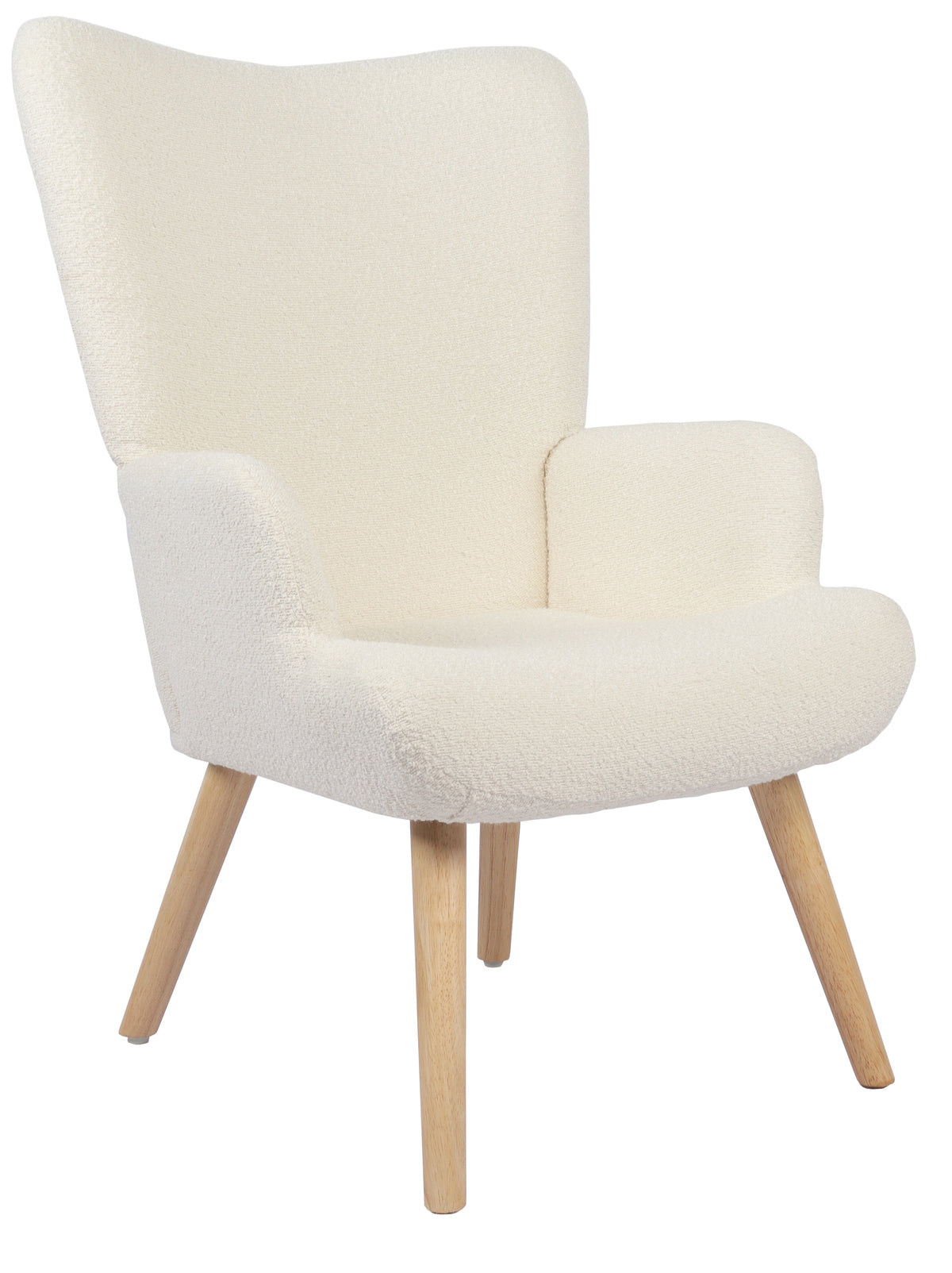 Butaca Voss linen nature - madera, blanco