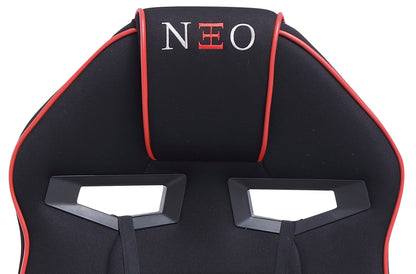 SILLON GIRATORIO RALLY REGULABLE EN ALTURA TEJIDO NEGRO
