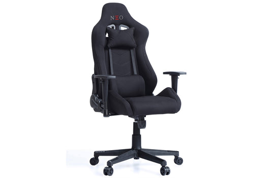 SILLÓN GIRATORIO Y RECLINABLE GAMER CLUTCH NEGRO